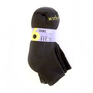 NWT Hue Sport Mini Crew Socks for Women –Pack Athletic Cotton Blend 6